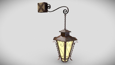 decorative lantern - buy royalty free 3d model animagamma 8dfd43b textures color specular gloss occlusion normal maps 2048 collada fbx obj formats included 3d print model - Mito3D