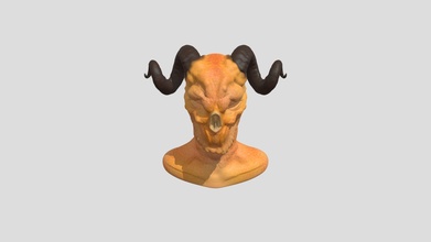 demon head - download free 3d model minecraft123milo ff30799 3d print model - Mito3D
