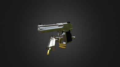 desert eagle pistola - modello 3d rudikn 6222444 non al 100 3d print model - Mito3D