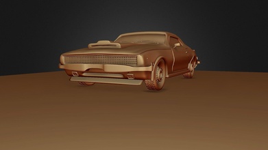 design car dodge challenge - 3d model jes silva jesussilva fddcc2d 3d print model - Mito3D