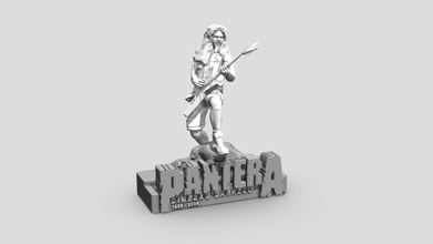 ucuz çanta Darrell Pantera 3dprinting satın almak telif Bedava 3d model Ronnie yonk 48208c1 stl oyuncak şekil heykel minyatür süs obj aksiyon figürü 3d print model - Mito3D