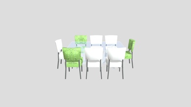 dining table 3d model - gholami2ali123 b55f680 3d print model - Mito3D