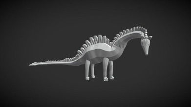 dinosaur - download free 3d model vspline 6cd8914 made modeling application virtual reality using htc vive users can create manipulate analyze print their minds most immaginative digital creations dinosoar rachel stein read more wwwvsplinecom 3d print model - Mito3D