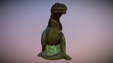 dinosaur piggy bank photogrammetry - download free 3d model lukeshea e360a99 original sculptor unknown my mom got me second hand store kid i&rsquo ve always loved it photos taken pixel 3 meshroom retop instant meshes cleanup cinema 4d photoshop here&rsquo s little short film made https wwwyoutubecom watch v ammcs3pqoqq 3d print model - Mito3D