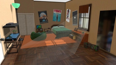 Diorama 80's Schlafzimmer 3d Modell erscheinen 8ab9abf 3d print model - Mito3D