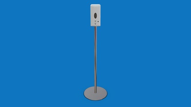dispenser - 3d-Modell pixcare efea886 Zusammenfassung touchless sensor gesteuert Desinfektion-Spender elegantes einfaches design-Ständer sorgt für bestmögliche Platzierung schützt Sie Ihre Kunden kontaktlos-Infektionen einfache Bedienung-tank nachfüllen 3d print model - Mito3D