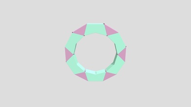 dodecagon dissection - download free 3d model trinityscsp 09202c5 3d print model - Mito3D