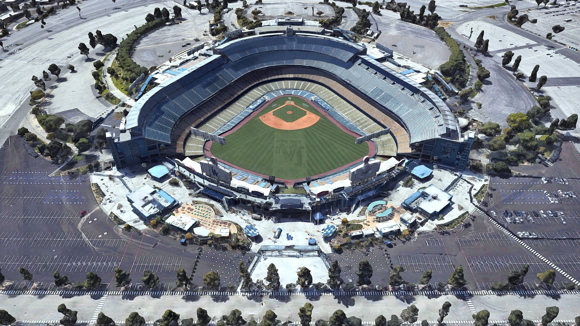 imbroglione stadio baseball parco los angeles acquistare royalty gratuito 3d modello libanciel 056cff8 California 3D print model - Mito3D
