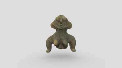 dogu clay figure - 3d model osaka museum history mushis3d 65fa349 3d print model - Mito3D