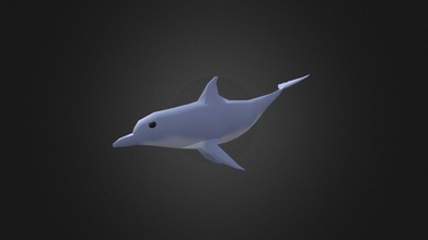dolphin - download free 3d model lightningx 56348c1 mini-game project 3d print model - Mito3D