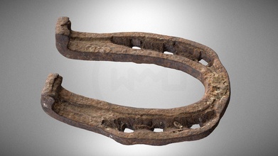 donkey horseshoe - 3d model malopolska virtual museums wirtualnemuzeamalopolski acfa87d 3d print model - Mito3D