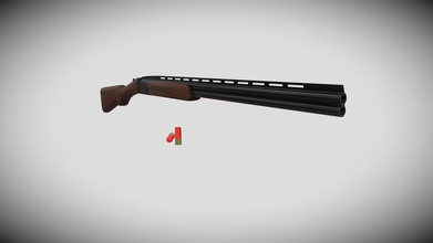 double barrel shotgun - download free 3d model ramonmrp1 8031c42 3d print model - Mito3D