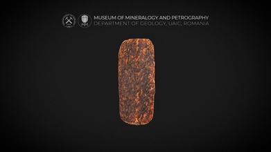 doubly terminated untwinned staurolite crystal - 3d model museum mineralogy petrography uaic mineralogypetrographymuseum fb3cc2a 3d print model - Mito3D