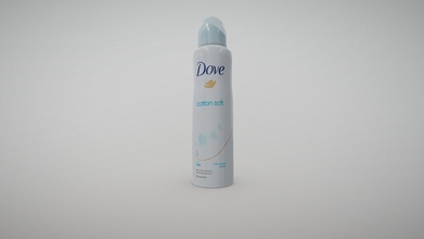 dove deodorant cotton soft spray - 3d model invrsion be5d2a9 3d print model - Mito3D