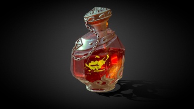 dragon blood potion - 3d model mentales arremer 7830409 3d print model - Mito3D
