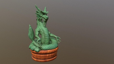 Dragão estátua 3d modelo bubas137 292b01a 3d print model - Mito3D