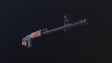 dragunov sniper rifle - 3d model kuba jcik kwojcik dfc8443 dragunov sniper rifle - 3d model kuba jcik kwojcik dfc8443