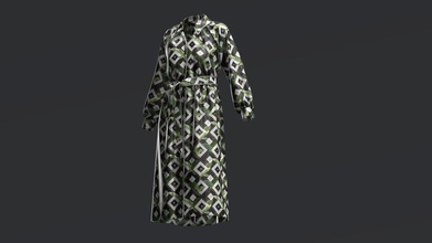 dress001 - modèle 3d scfashion 7d82529 soie crepede chine robe imprimée 3d print model - Mito3D
