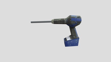 drill low-poly - download free 3d model rewa54 lauris54 caa66f1 3d print model - Mito3D