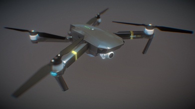 drone 3d modello ks 3drk009 9233890 3d print model - Mito3D