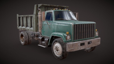 dump truck - buy royalty free 3d model donnichols a6ed8a1 3d print model - Mito3D