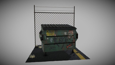 dumpster de cena - modelo 3d sbjamms sbjamms11 900fc69 criado cena, usando a imagem referência pintrest 3d print model - Mito3D