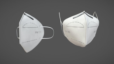 dust mask - buy royalty free 3d model yanix b9006a6 two poses textures 4k diffuse roughness normal open gl opacity format 8 bit png there texture versions without text elements archive blend scene options can mixed through &ldquo mix variant&rdquo node ready subdiv rendering blender 281 cycles eevee formats obj fbx 3d print model - Mito3D