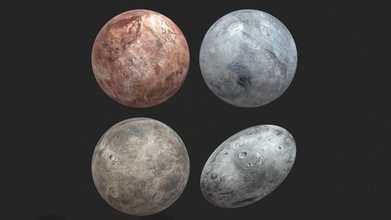 cüce gezegenler Ceres Eris istemek Haumea satın almak telif Bedava 3d model Philip fırtına xingyun777 b0fadc2 Güneş Sistemi gezegen Evren güneş astronomi 3d print model - Mito3D