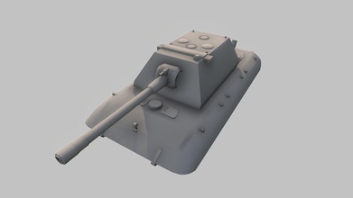 e100 tank - 3d model arsylcreations 37db337 3d print model - Mito3D