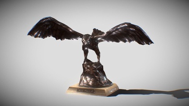 eagle statue - buy royalty free 3d model cwisbg 4d60172 3d print model - Mito3D