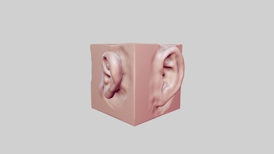 ear cube - download free 3d model makssokolowski d9bcf89 3d print model - Mito3D