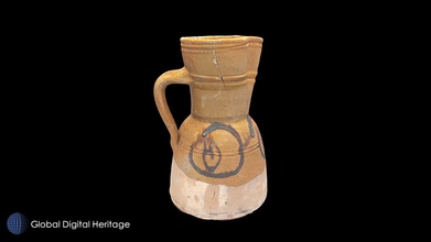 early modern wine jug castilla-la mancha spain - download free 3d model global digital heritage globaldigitalheritage 982a246 3d print model - Mito3D