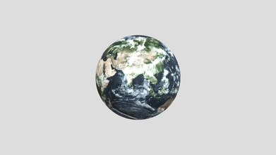 earth - download free 3d model planet1234 c5fea36 3d print model - Mito3D