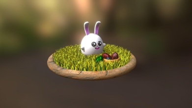 easter bunny - download free 3d model wittybacon c7ae863 3d print model - Mito3D