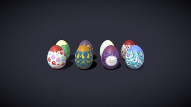easter eggs 3d model - buy royalty free 3ddisco 935f33a 3d print model - Mito3D