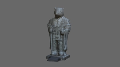 eastern rat statue photoscan - buy royalty free 3d model 3dpotsm a16675e 3d print model - Mito3D