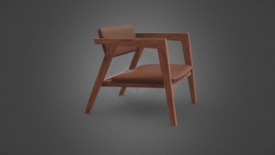 éclipse arm chair cuir acheter royalties libre 3d modèle sr surajrai18sr 1f3b35a 3d print model - Mito3D