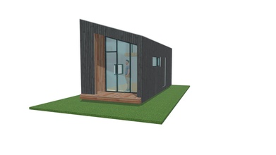 eco cabin small - download free 3d model atec construction solutions atecdesign c1295c1 3d print model - Mito3D