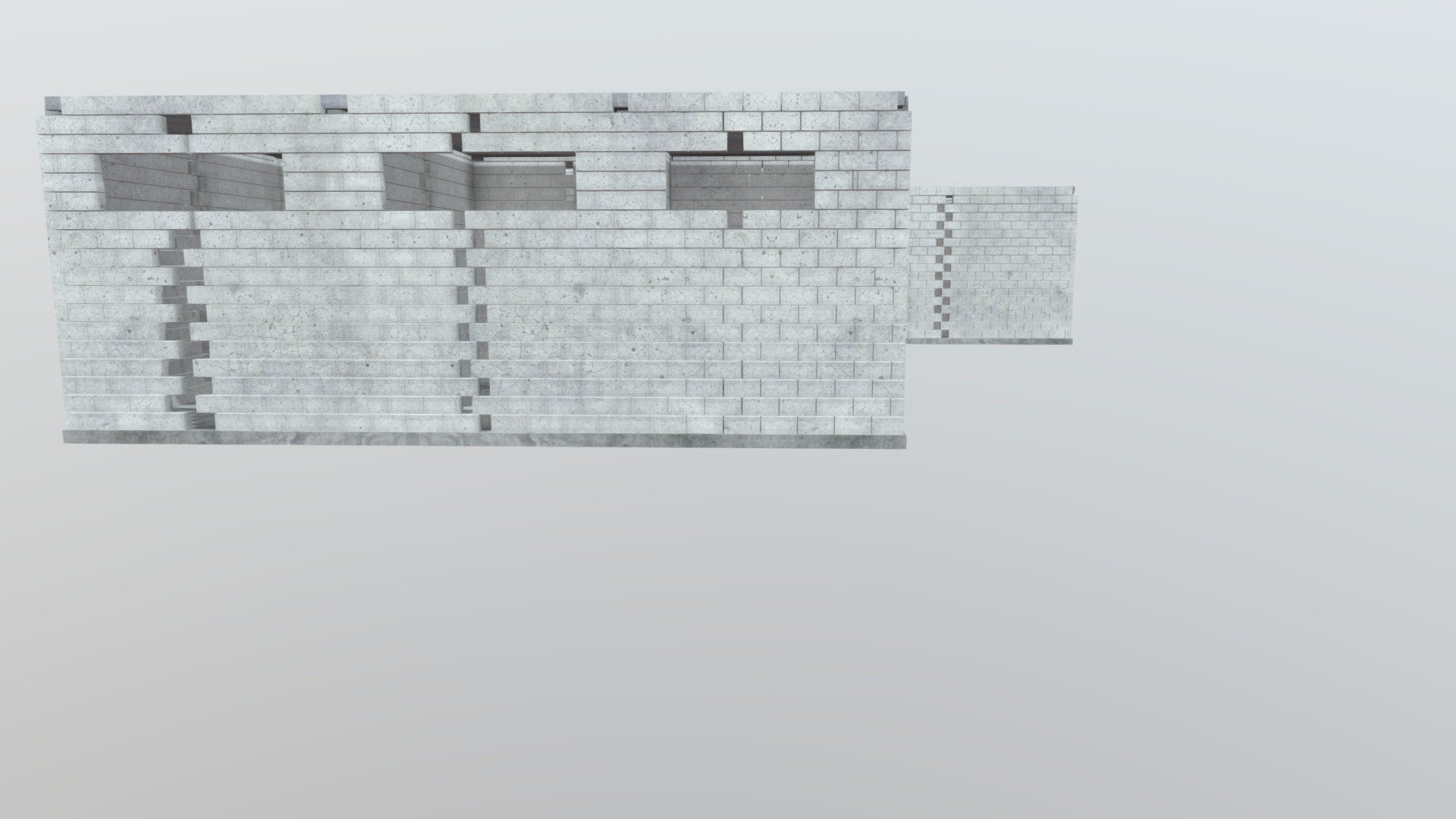 ed governamentais em alvenaria estrutural - cod download grátis de modelo 3d engenheiroronnybastos f6df554 um edif cio na cidade bacalhau ma blocos concreto e funda o radier 3D print model - Mito3D
