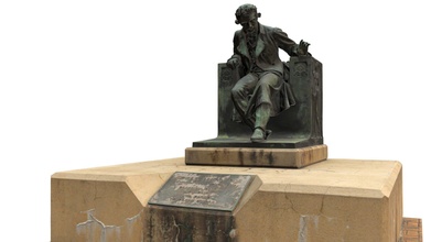 Edgar Allan Poe Statue 3d Modell Katie Wolfe katiewolfe 421c607 3d print model - Mito3D