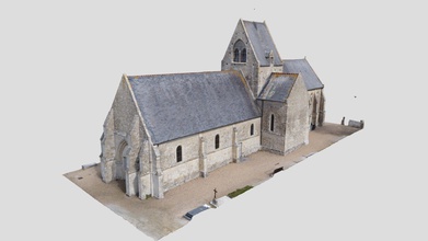 église Cricqueville fr bessin Télécharger libre 3d modèle Jonlab 560c8dc 3d print model - Mito3D