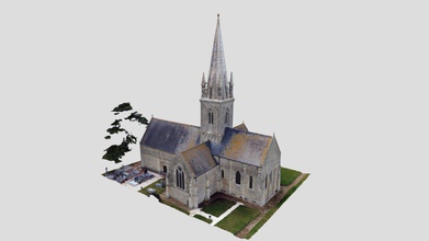 Eglise santo vigor Asnières en Bessin baixar livre 3d modelo Jonlab f2f3704 3d print model - Mito3D