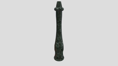 egípcio pilar de mármore verde - download grátis modelo 3d elliseran modeller kenlong 6da4a83 altamente polido feito use qualquer templo palácio tipo cena 3d print model - Mito3D
