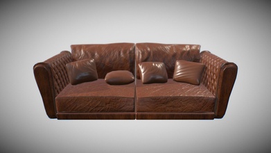 ektorp leather sofa - 3d model ashankpandey 567d40b 3d print model - Mito3D