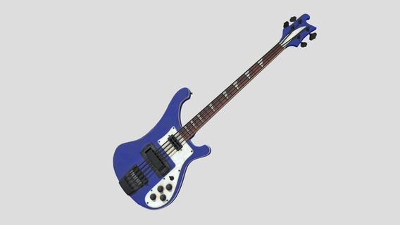 electric bass - buy royalty free 3d model 3dlowpoly music instrument guitar bassguitar readytouse electricbass acusticguitar lowpoly low poly gameready stringinstrument electricalbass basguitarmodel electricbassguitar 3d print model - Mito3D