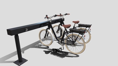 électrique ville vélo gare noir acheter royalties libre 3d modèle dragosburian 4808547 3d print model - Mito3D