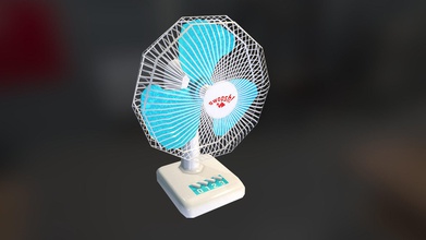 electric desk fan - download free 3d model urbanfoxgamer 879a32a my video game scaled real world base filipino made can used your own projects edited liking 3d print model - Mito3D
