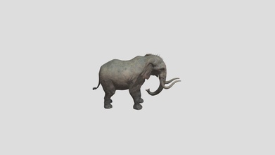 elephant - download free 3d model freddy1231 71e67ef 3d print model - Mito3D