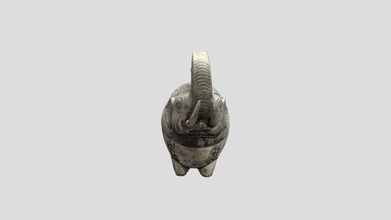 elephant statue - buy royalty free 3d model 3polies 17999a4 scene information scanned asset using photogrammetry materials unwrapped due scanning process bottom side might not textured textures diffuse 8192 x specular normal 3d print model - Mito3D