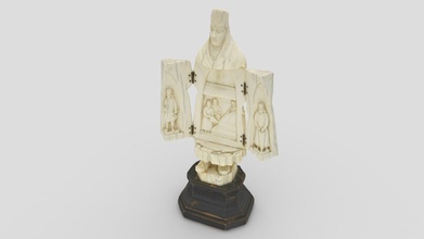 figurine ivoire chsic Ttenmann 3d modèle allemand bergbau museum Bochum 3 dbm a26c0d3 3d print model - Mito3D